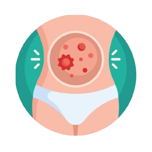 Ilustração do corpo humano, com foco no intestino e a intolerância à lactose.