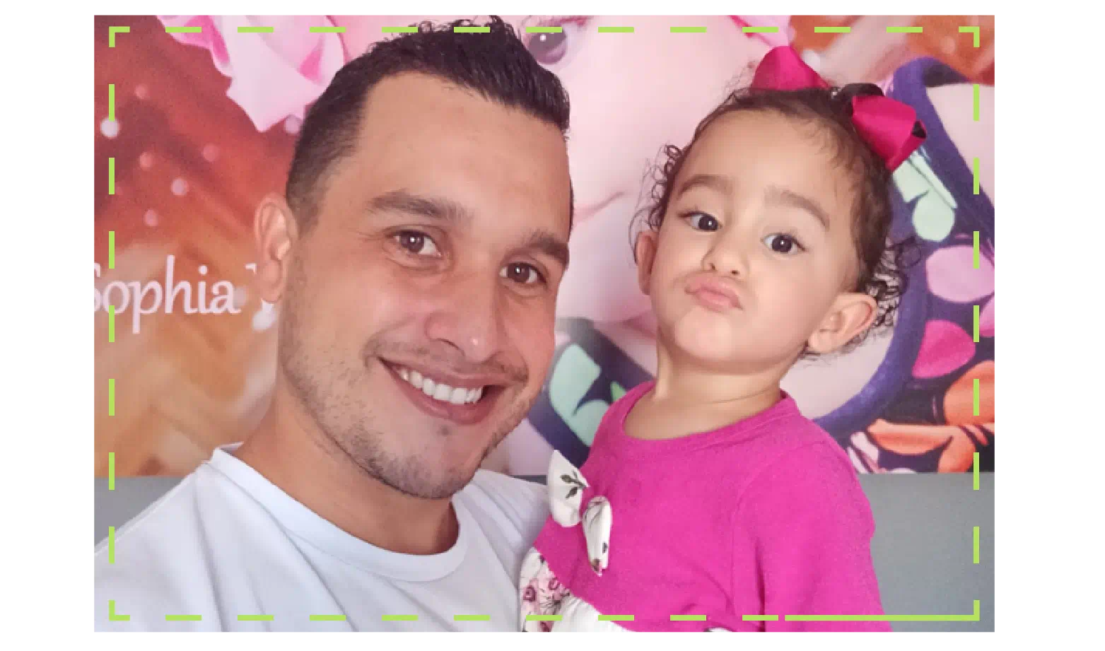foto de pai e filha