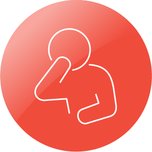 ícone sintomas persistentes